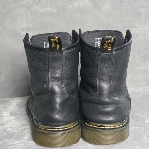 Dr Martens Awley Boots Men\'s US Size 10 Black Leather 8 Eyelet Combat main image 5